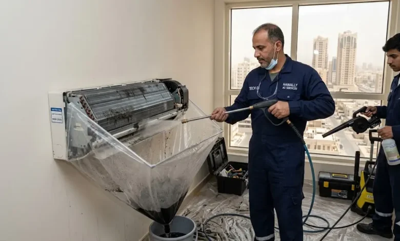 غسيل مكيفات حولي تنظيف مكيف حولي غسيل تكييف حولي صيانة دورية حولي