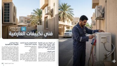 فني تكييفات العارضية